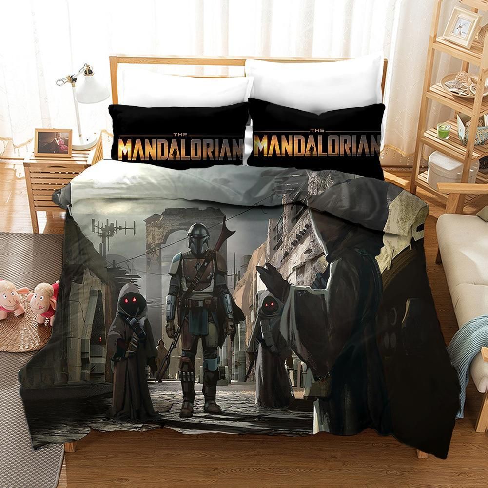 Star Wars The Mandalorian 6 Duvet Cover Pillowcase Bedding Sets