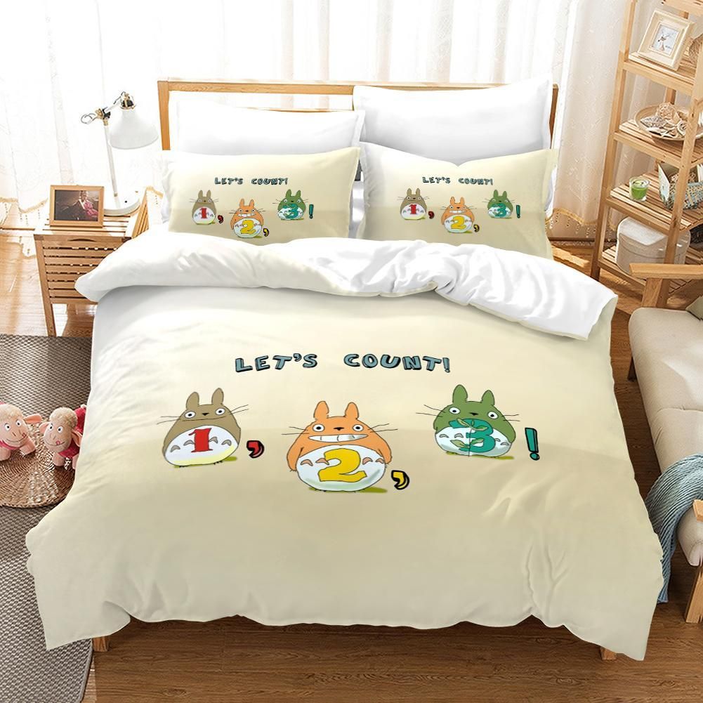 Tonari No Totoro 26 Duvet Cover Pillowcase Bedding Sets Home