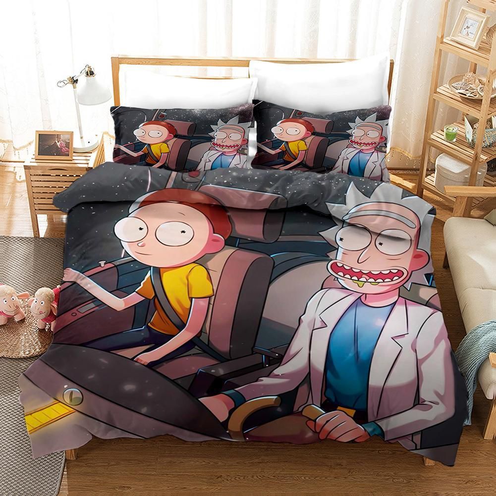 Rick And Morty Season 4 12 Duvet Cover Pillowcase Bedding