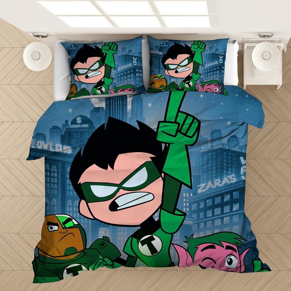 Teen Titans Go 6 Duvet Cover Quilt Cover Pillowcase Bedding