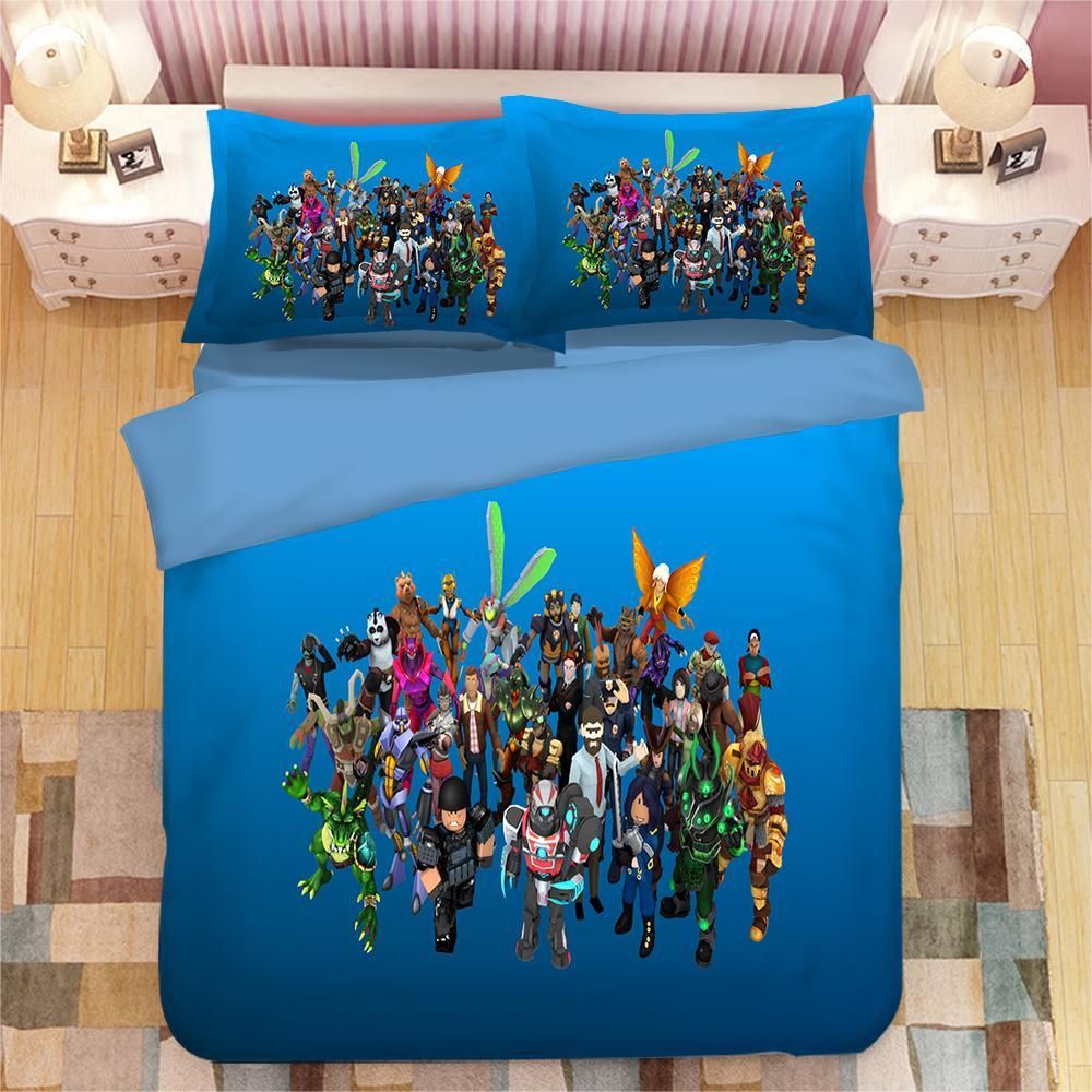 Roblox Team 50 Duvet Cover Pillowcase Bedding Sets Home Decor