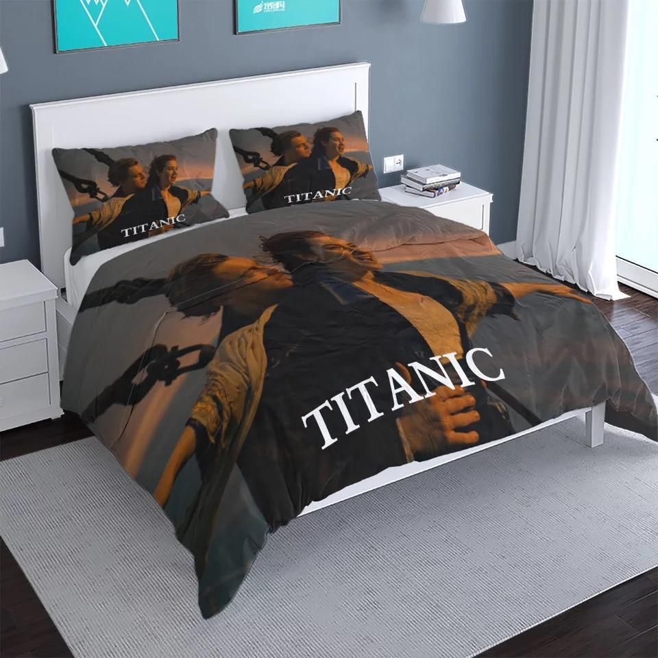 Titanic 1 Duvet Cover Pillowcase Bedding Sets Home Bedroom Decor