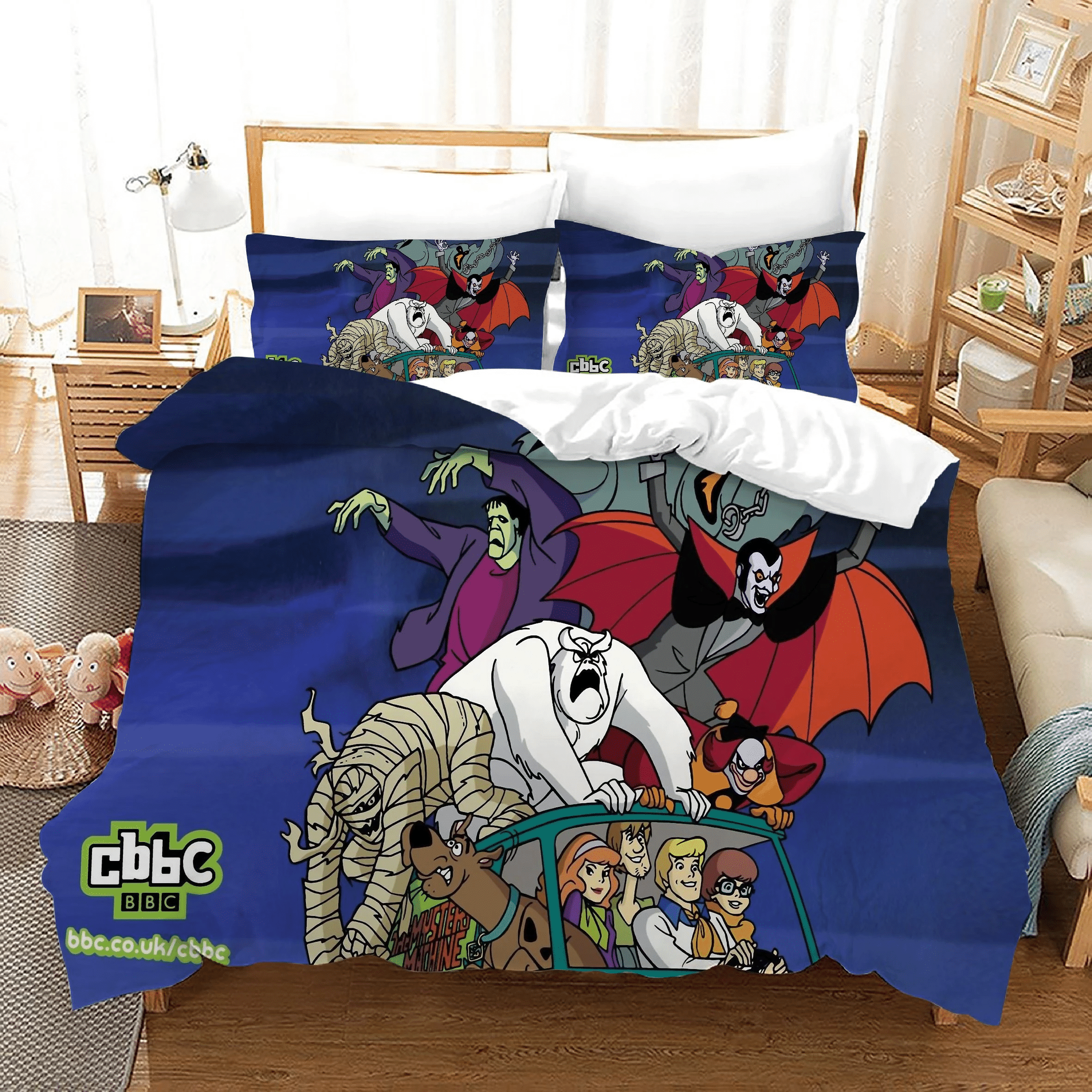 Scooby Doo 23 Duvet Cover Pillowcase Bedding Sets Home Bedroom