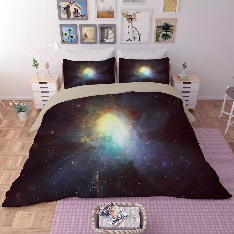 Universe Outer Space Themed Galaxy 6 Duvet Cover Quilt Cover