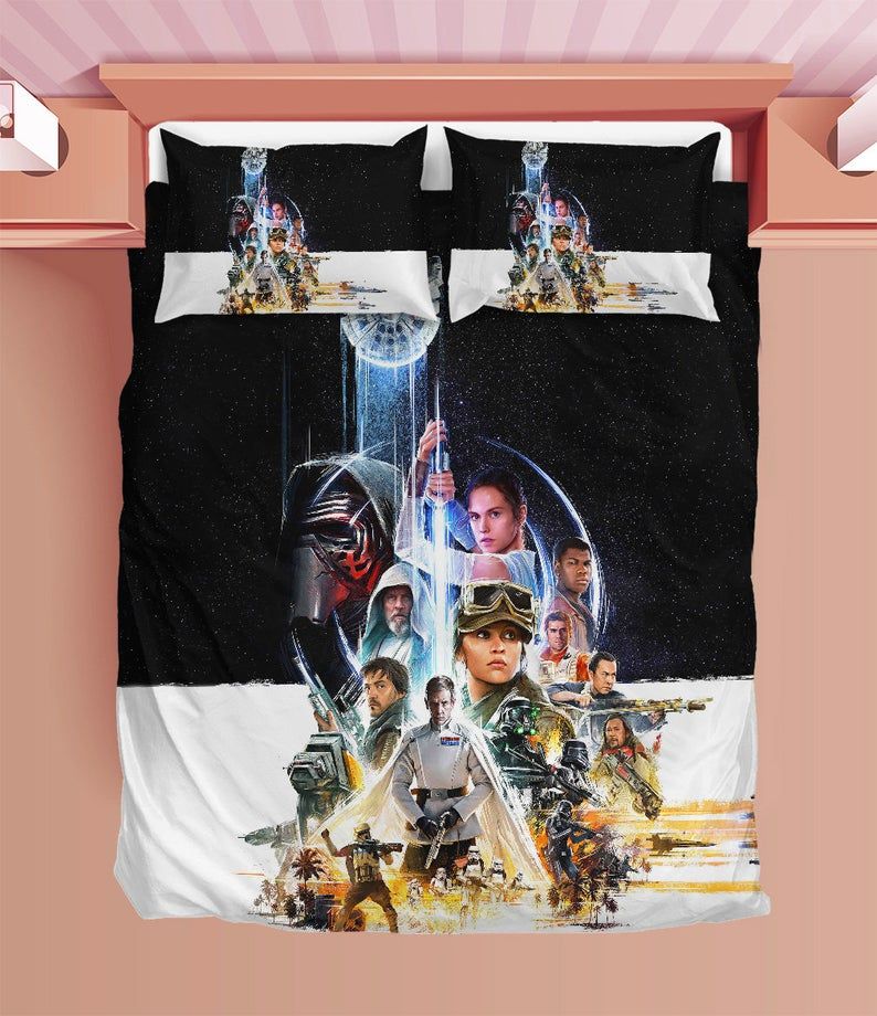 Star Wars Duvet Kylo Ren Rey Bedding Sets Skywalker Comfortable