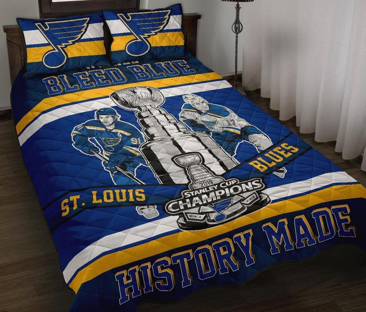 St Louis Blues History Made Customize Duvet Cover Bedding Set