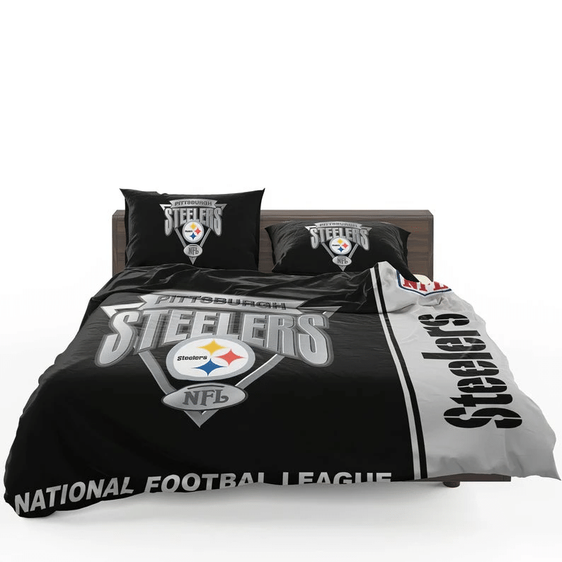 Pittsburgh Steelers Custom Bedding Sets Rugby Team Cover Set Set