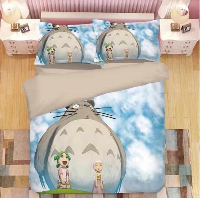 Tonari No Totoro 12 Duvet Cover Quilt Cover Pillowcase Bedding