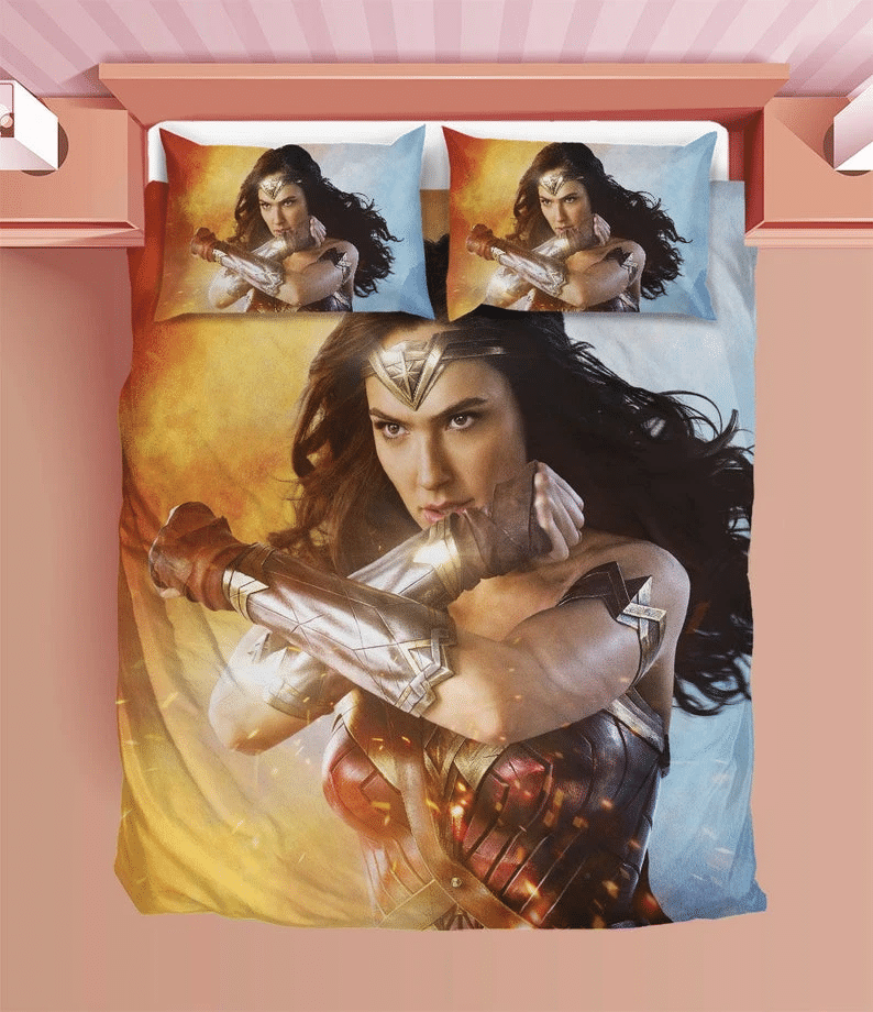 Wonder Woman Duvet Bedding Sets Comfortable Gift Quilt Bed Sets