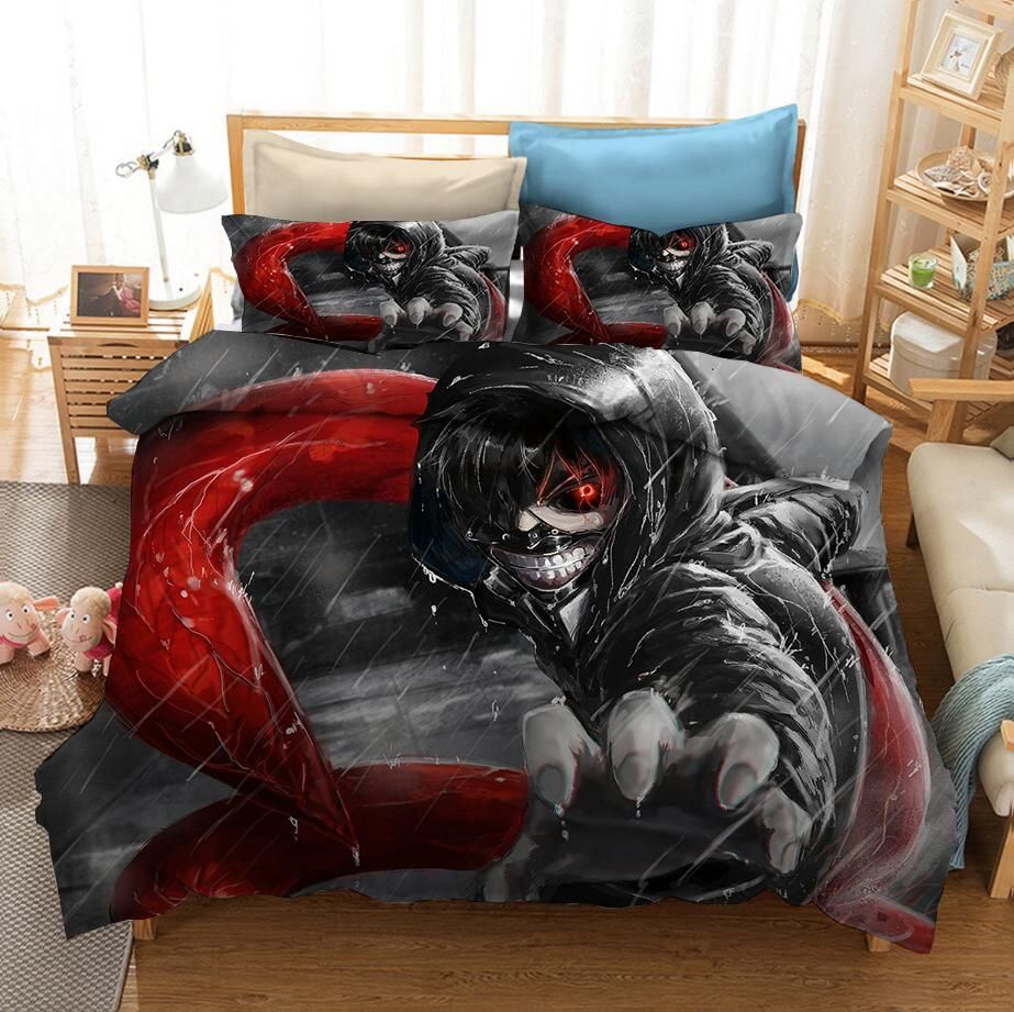 Tokyo Ghoul Kaneki Ken 10 Duvet Cover Pillowcase Bedding Set