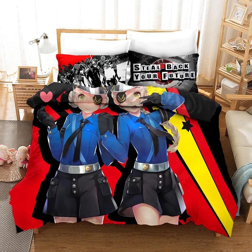Persona 5 6 Duvet Cover Quilt Cover Pillowcase Bedding Sets