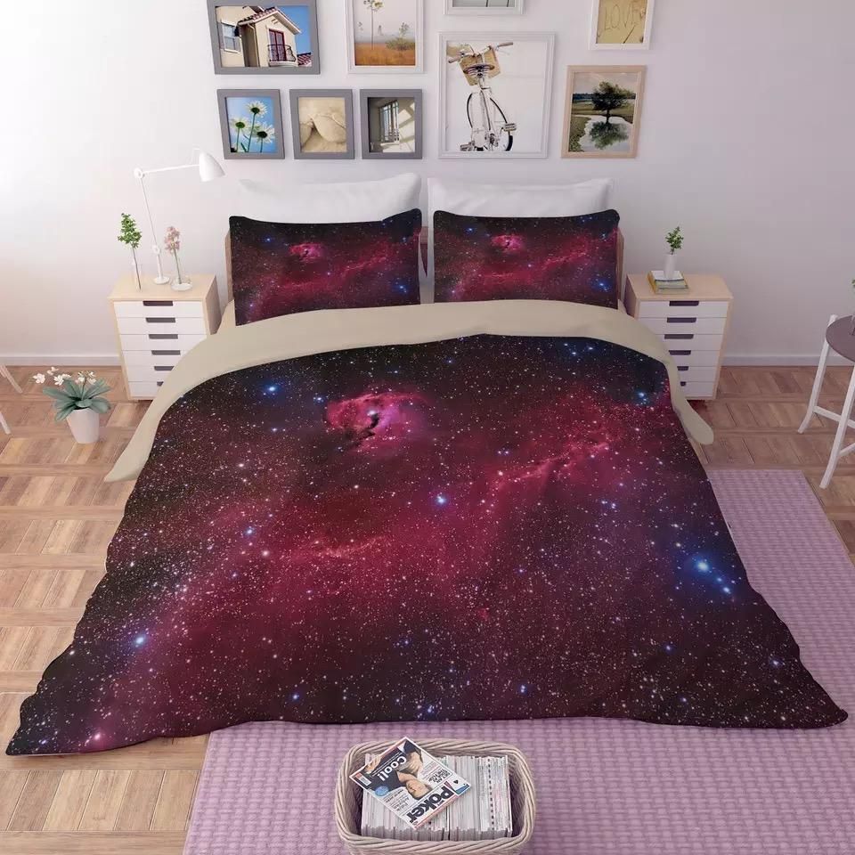 Universe Outer Space Themed Galaxy 13 Duvet Cover Quilt Cover