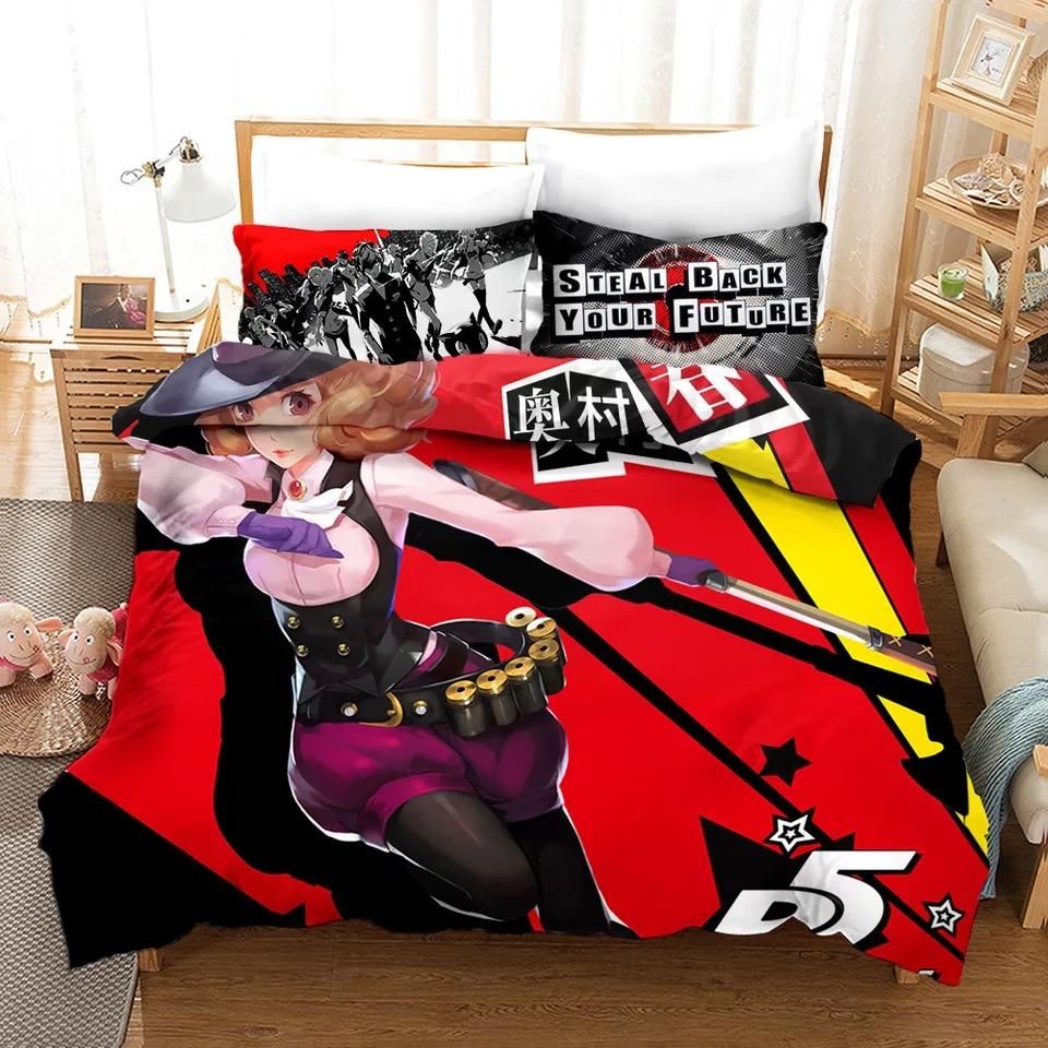 Persona 5 Haru Okumura 5 Duvet Cover Quilt Cover Pillowcase