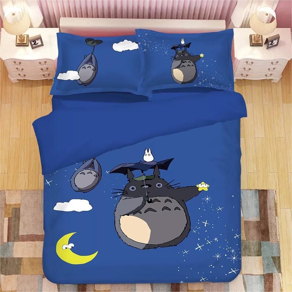 Tonari No Totoro 15 Duvet Cover Pillowcase Bedding Sets Home