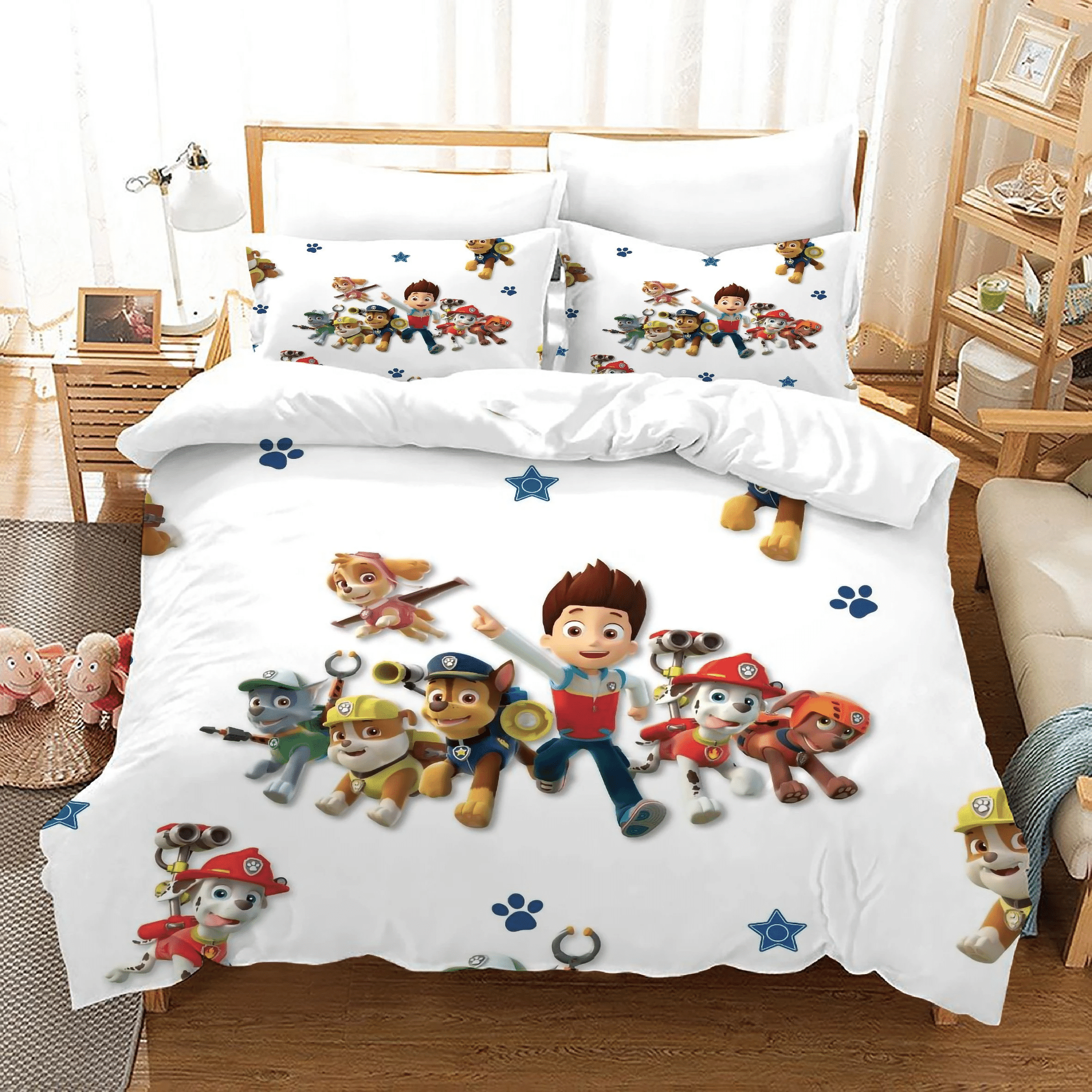 Paw Patrol Marshall 45 Duvet Cover Pillowcase Bedding Sets Home