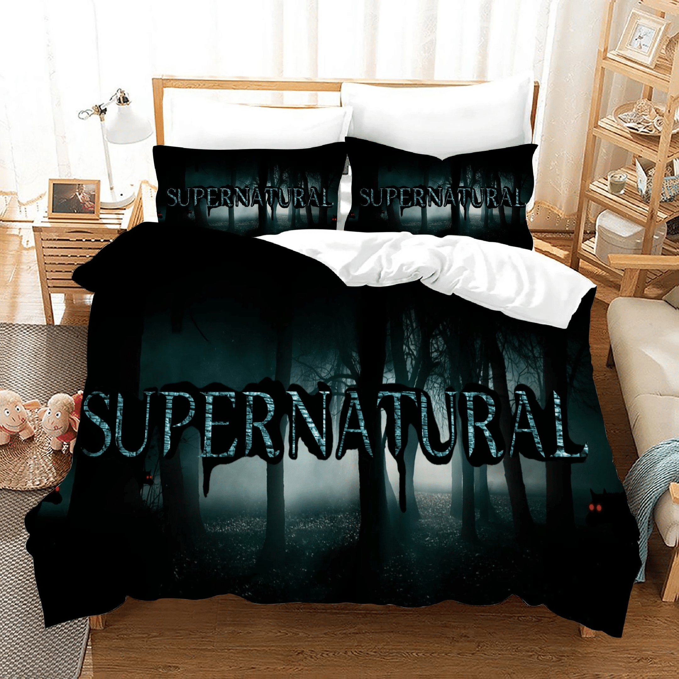 Supernatural Dean Sam Winchester 13 Duvet Cover Pillowcase Bedding Sets