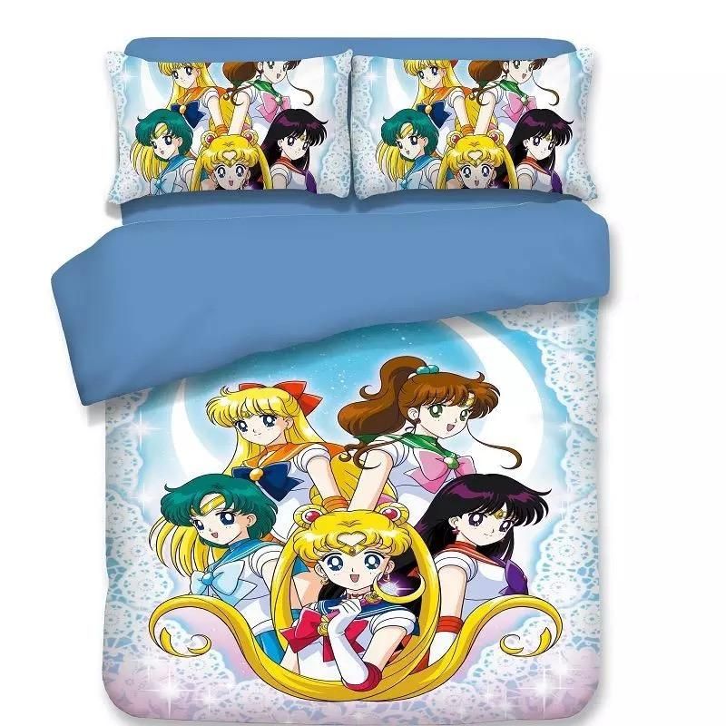 Sailor Moon 13 Duvet Cover Quilt Cover Pillowcase Bedding Sets