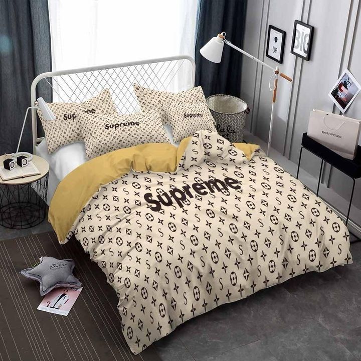 S U P R E M E Logo Fashionable 3d Printed Bedding Sets Quilt Sets Duvet