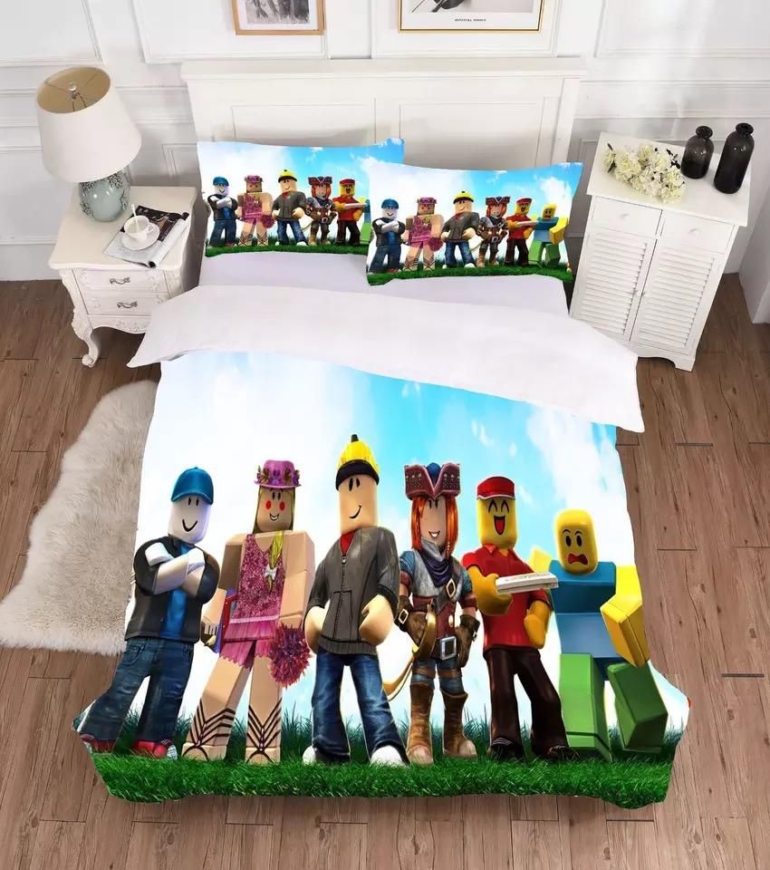 Roblox 6 Duvet Cover Bedding Sets Pillowcase Quilt Bed Sets