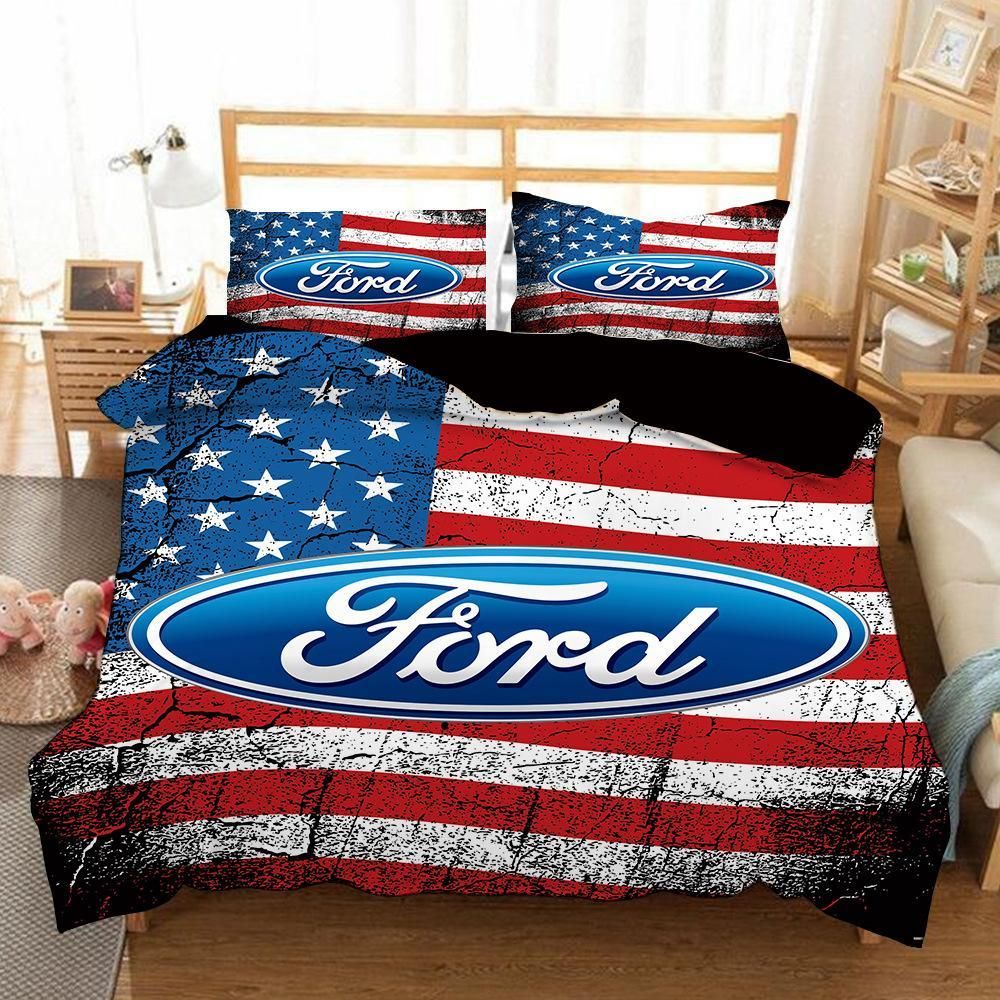 The Stars And Stripes Ford 1 Duvet Cover Pillowcase Bedding