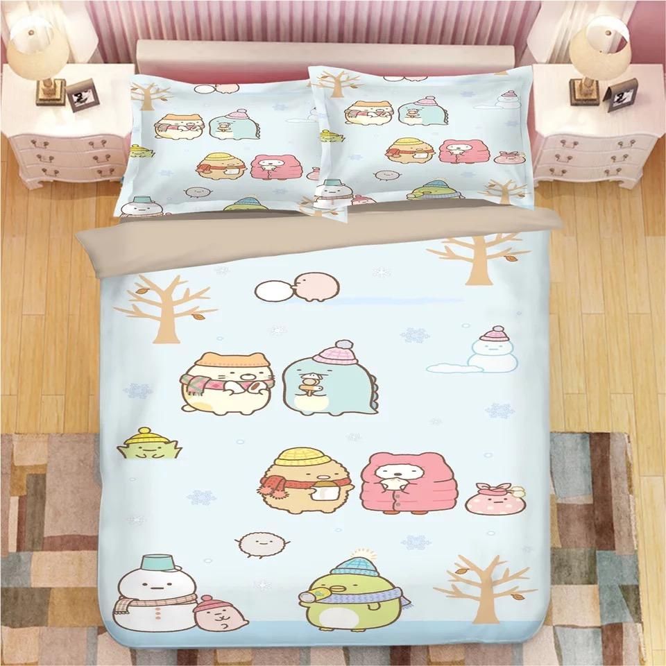 Sumikkogurashi 4 Duvet Cover Quilt Cover Pillowcase Bedding Sets Bed