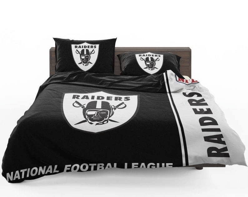 Oakland Raiders Bedding Sets High Quality Cotton Bedding Sets Pajamas