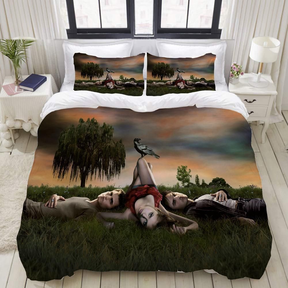 The Vampire Diaries 5 Duvet Cover Pillowcase Bedding Sets Home