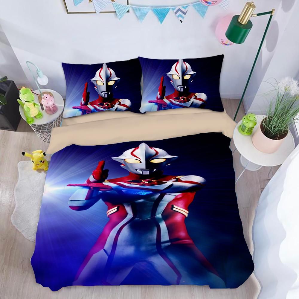 Ultraman 7 Duvet Cover Quilt Cover Pillowcase Bedding Sets Bed