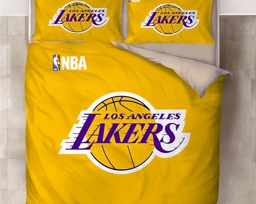 Special Comfort Nba Lakers Customize Bedding Sets Duvet Cover Bedroom