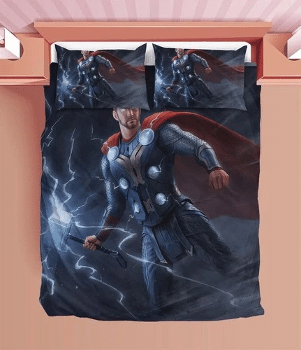 Thor Avengers Bedding Sets Duvet Cover Bedroom Quilt Bed Sets