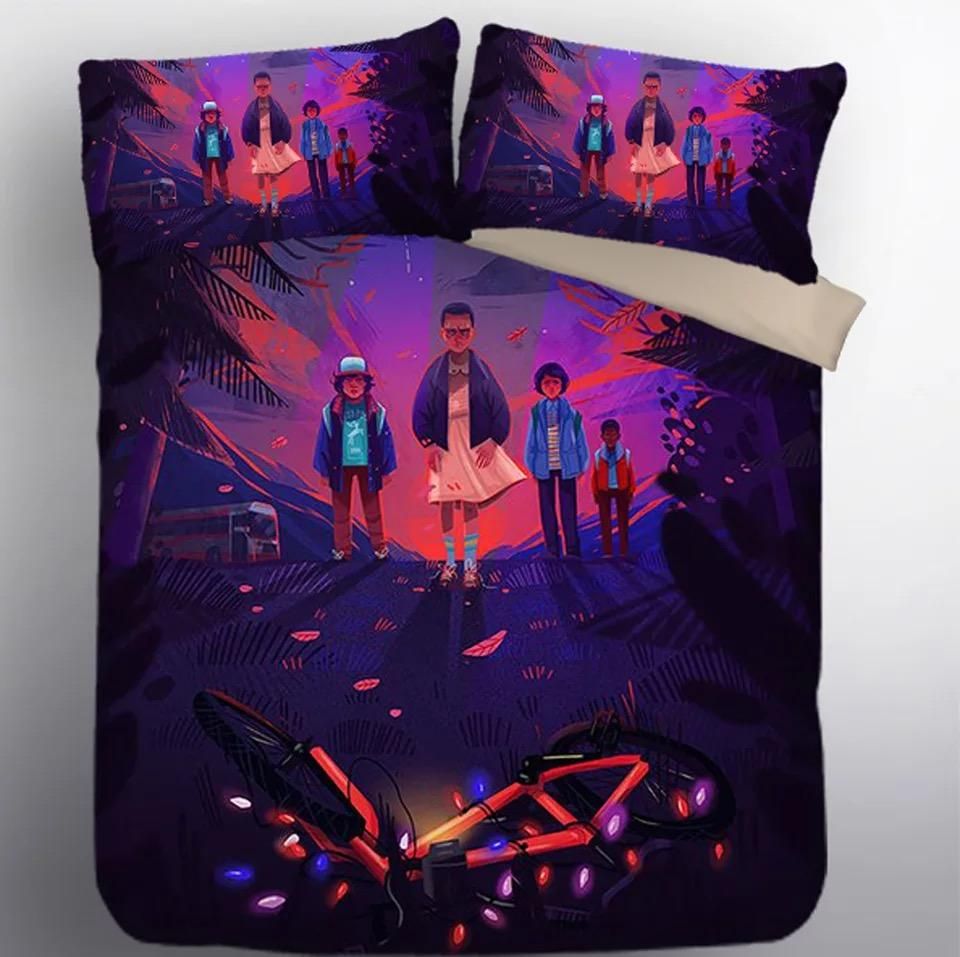 Stranger Things Eleven 18 Duvet Cover Quilt Cover Pillowcase Bedding