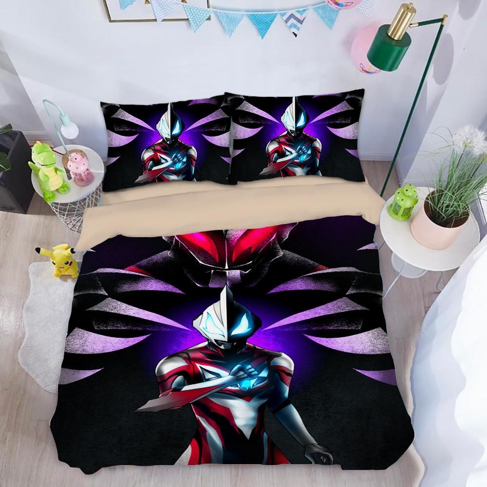 Ultraman 9 Duvet Cover Quilt Cover Pillowcase Bedding Sets Bed