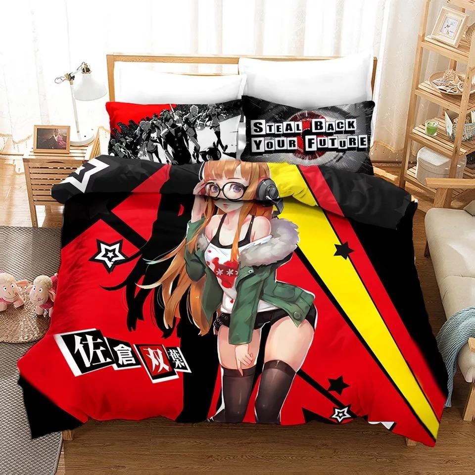 Persona 5 Futaba Sakura 1 Duvet Cover Quilt Cover Pillowcase