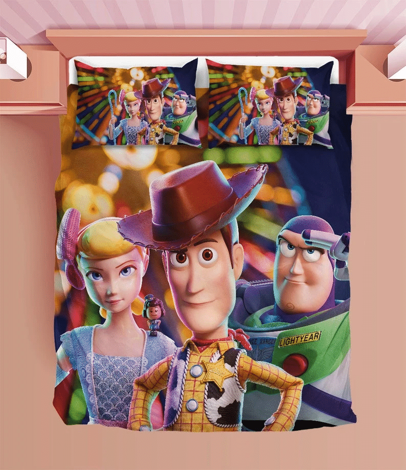 Toy Story 4 Duvet Buzz Woody Bedding Sets Comfortable Gift