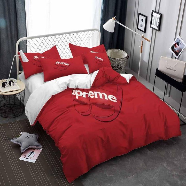 S U P R E M E Series Red 3d Printed Bedding Sets Quilt Sets Duvet