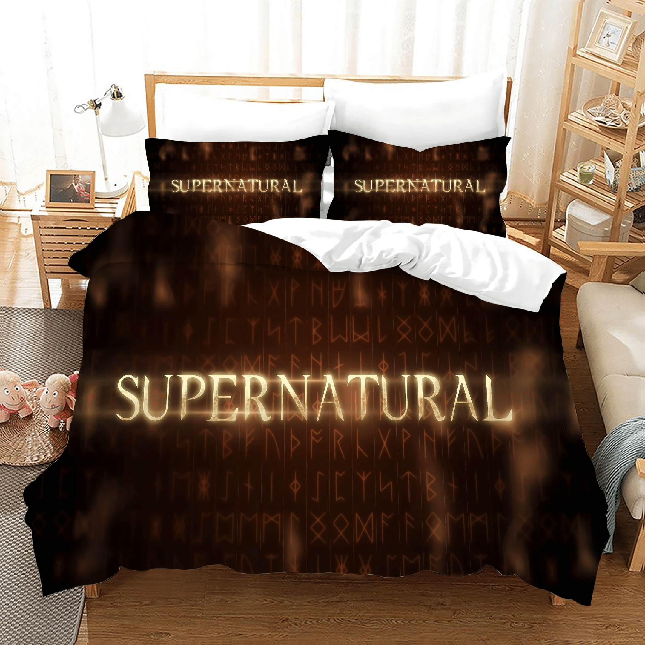 Supernatural Dean Sam Winchester 29 Duvet Cover Quilt Cover Pillowcase