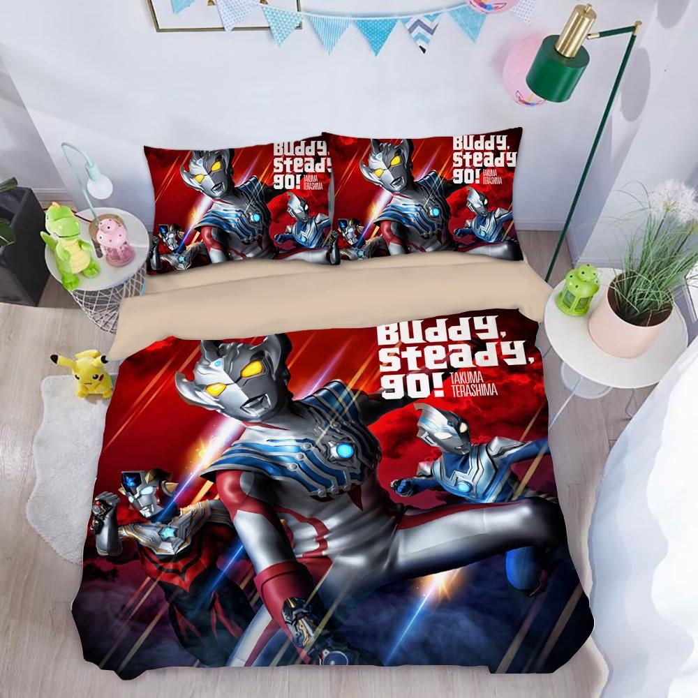Ultraman 5 Duvet Cover Quilt Cover Pillowcase Bedding Sets Bed