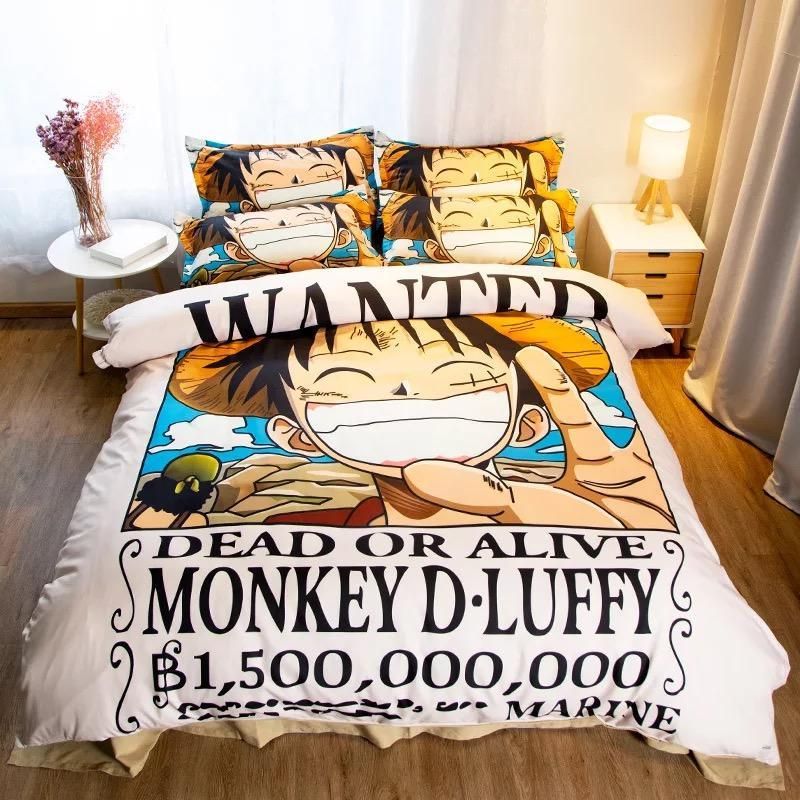 One Piece Monkey D Luffy 8 Duvet Cover Pillowcase Bedding