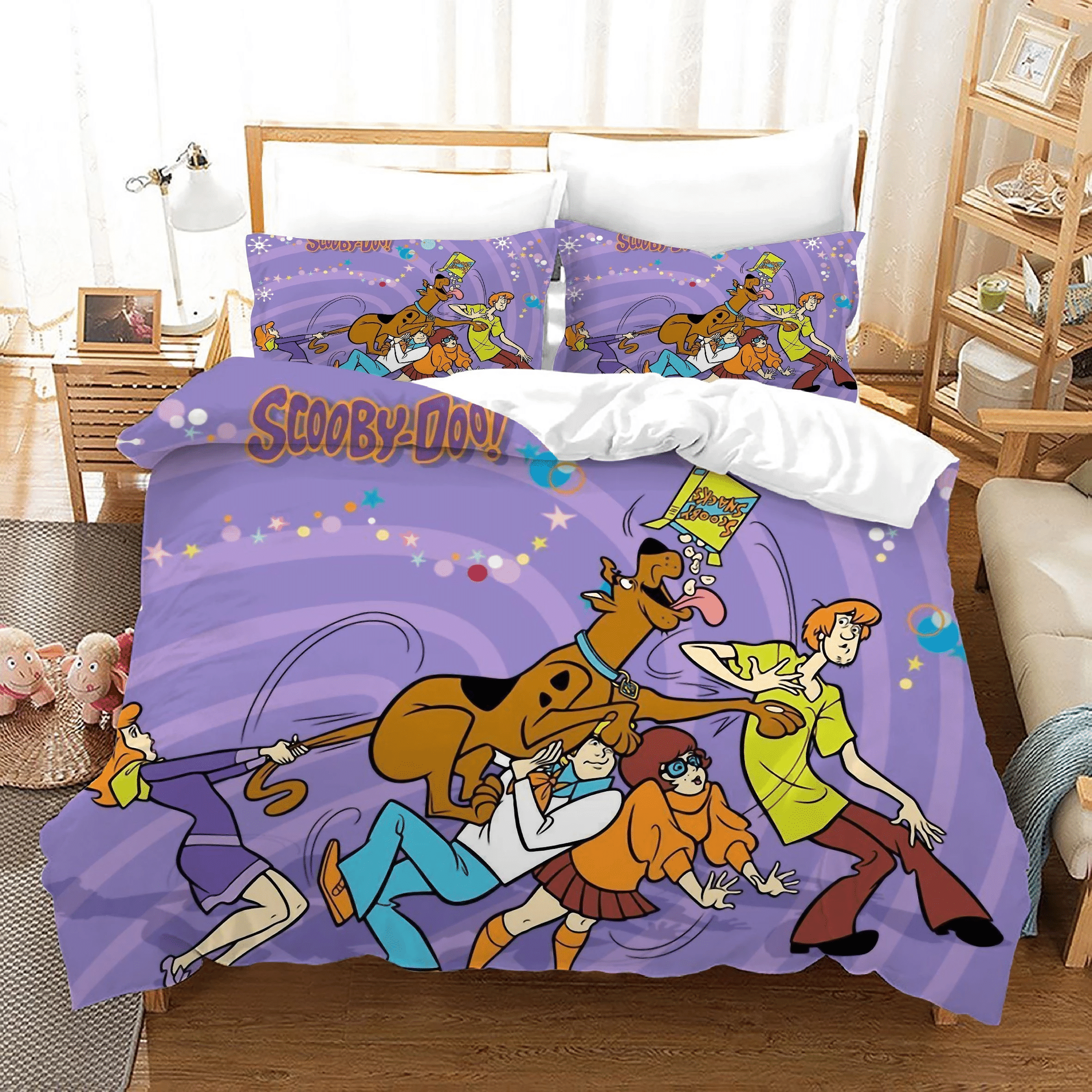 Scooby Doo 5 Duvet Cover Pillowcase Bedding Sets Home Bedroom