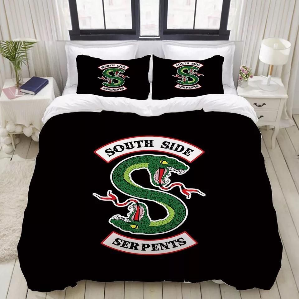 Riverdale South Side Serpents 22 Duvet Cover Pillowcase Bedding Set