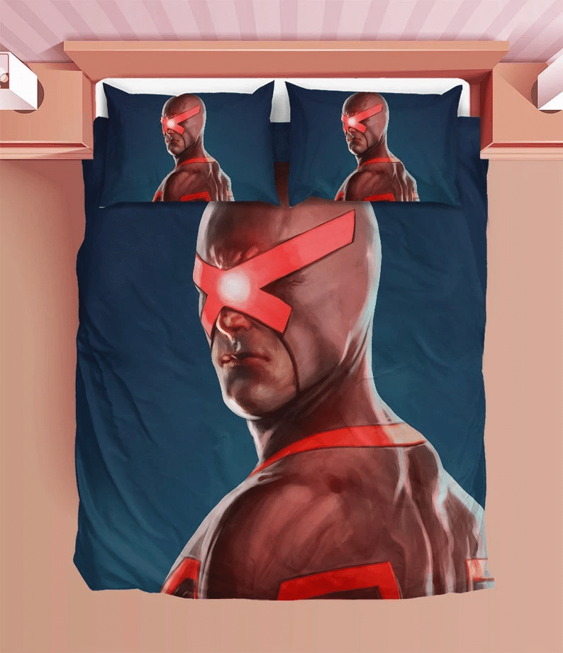 X Men Duvet Cyclops Bedding Sets Comfortable Gift Quilt Bed