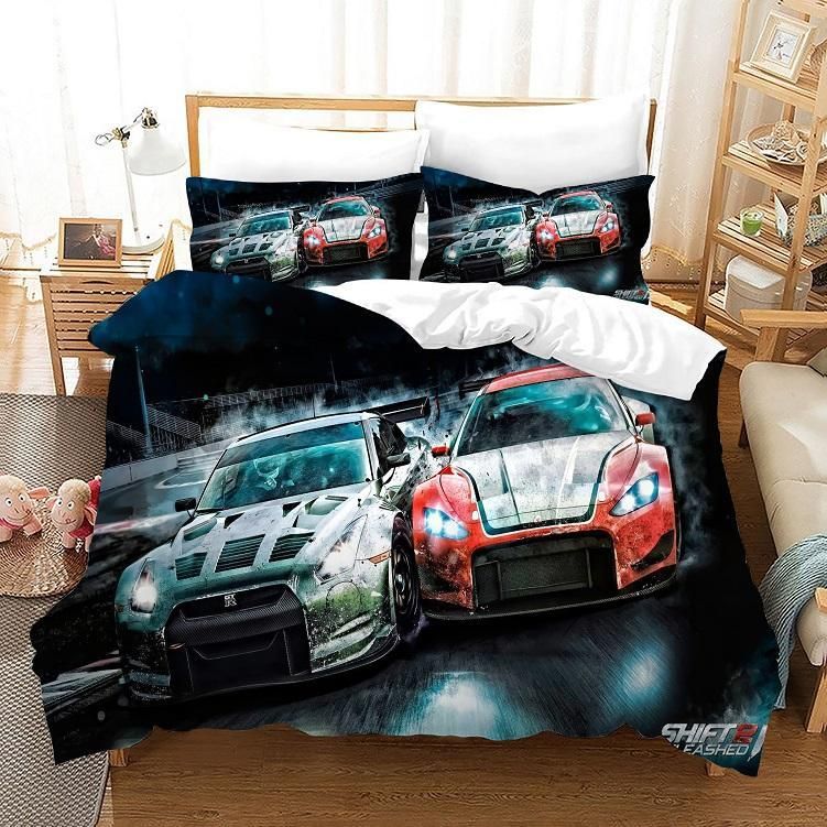 Need For Speed 14 Duvet Cover Pillowcase Bedding Sets Home