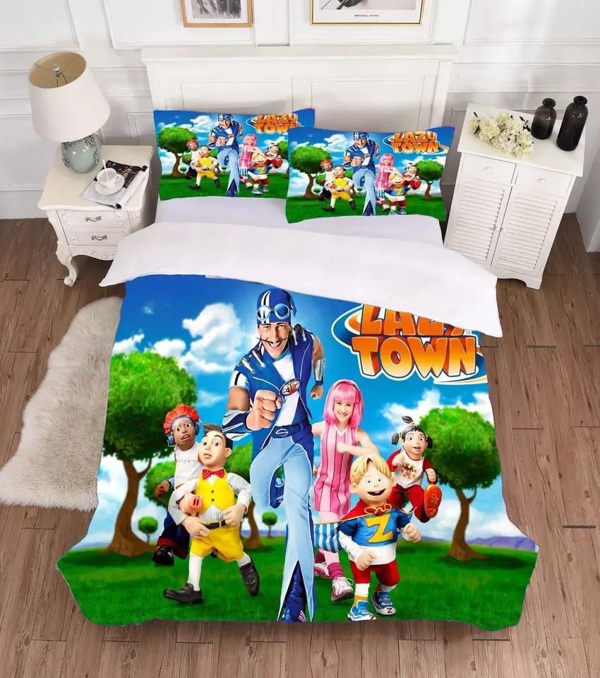 Pjmasks 4 Duvet Cover Pillowcase Bedding Sets Home Decor Quilt