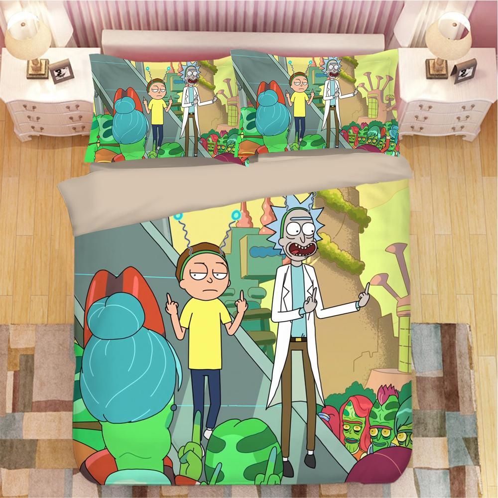 Rick And Morty 15 Duvet Cover Quilt Cover Pillowcase Bedding