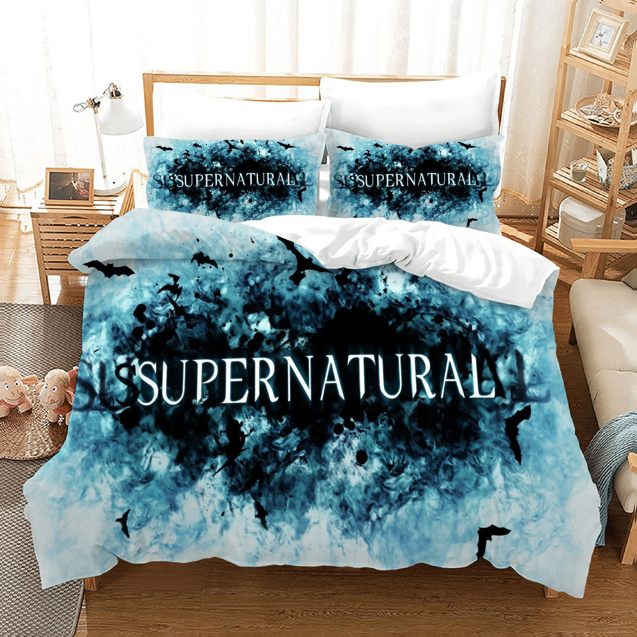 Supernatural Dean Sam Winchester 16 Duvet Cover Quilt Cover Pillowcase