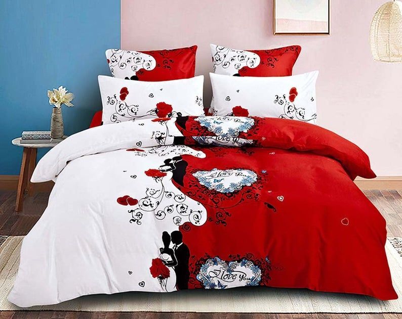 Pajamas For Lovers Bedding Sets High Quality Cotton Bedding Sets