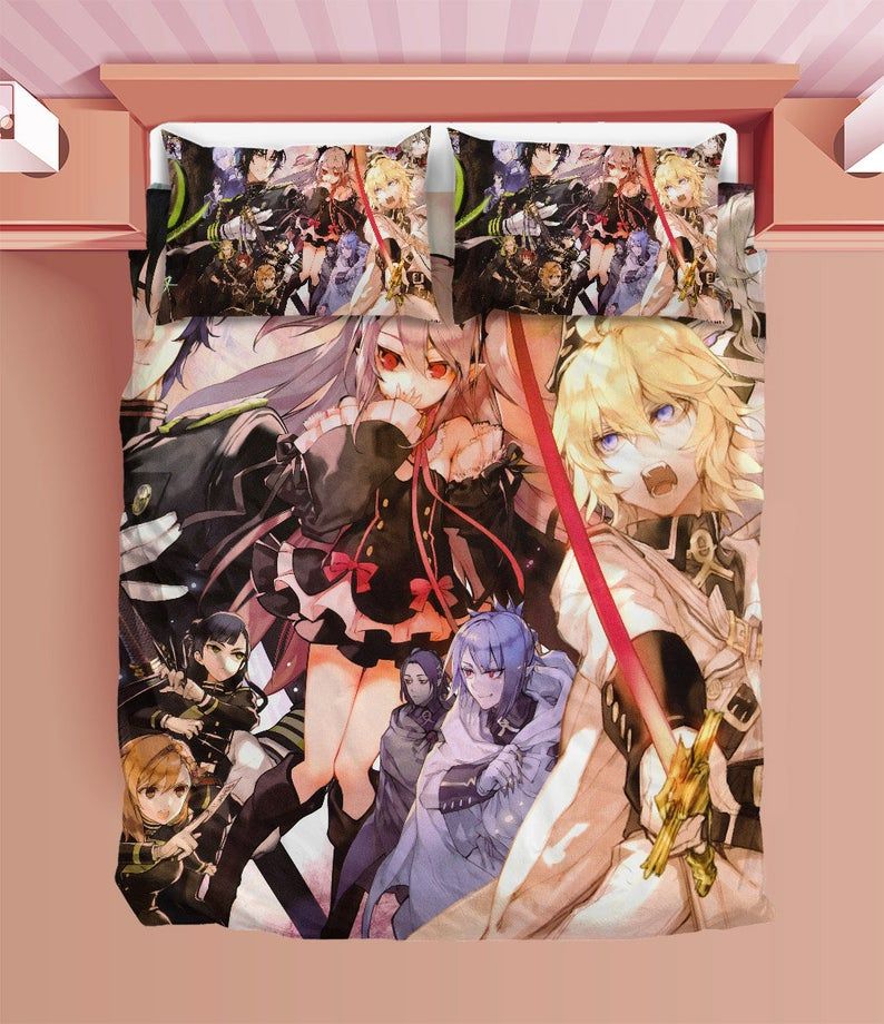 Seraph Of The End Duvet Bedding Sets Comfortable Gift Quilt