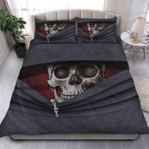 Skull Art 01 Bedding Sets Duvet Cover Bedroom Quilt Bed