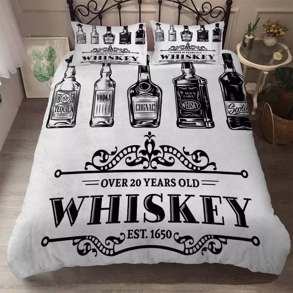 Whiskey Wine 12 Duvet Cover Pillowcase Bedding Sets Home Decor