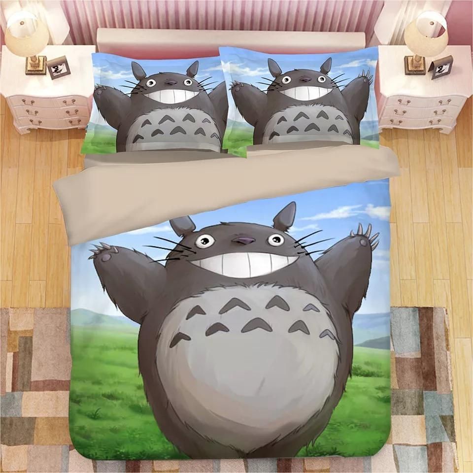Tonari No Totoro 22 Duvet Cover Pillowcase Bedding Sets Home